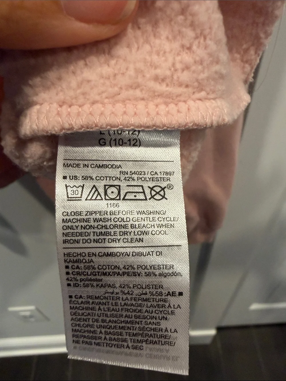 Old Navy Pink Half-Zip Pullover Sweatshirt